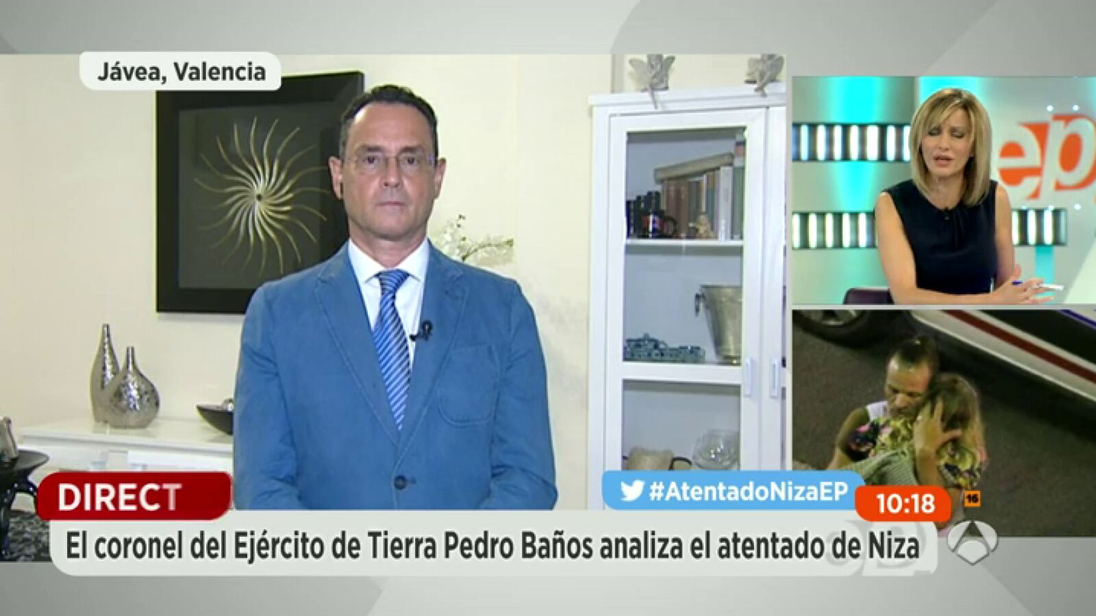 Pedro Baños, Coronel experto en terrorismo: 