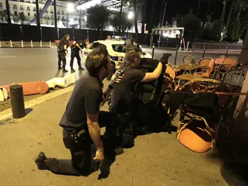 Policía en Niza Policía en Niza