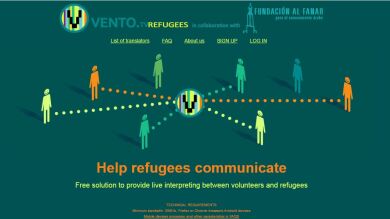 Crean una aplicación móvil para conectar a refugiados con traductores voluntarios