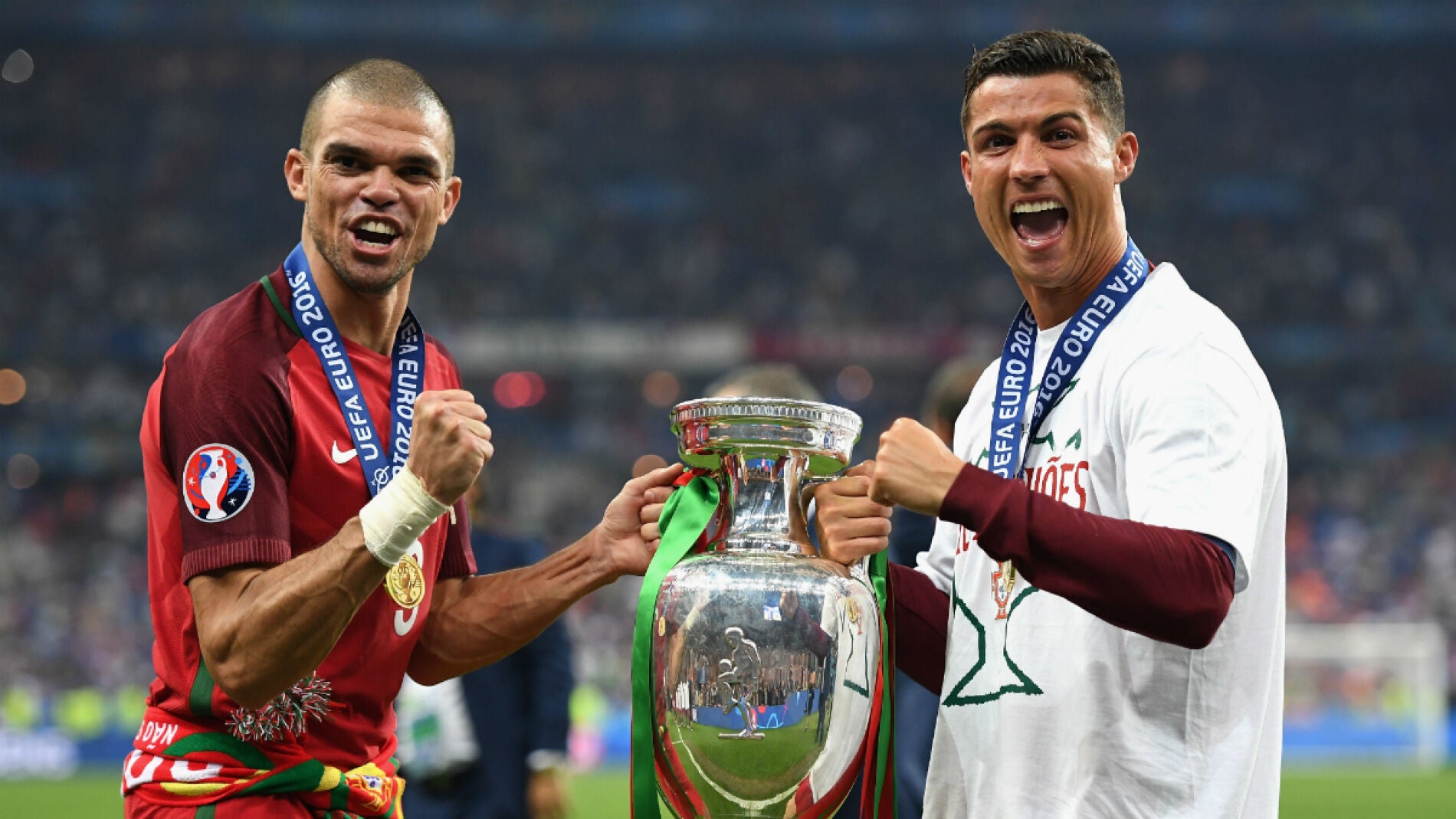 Pepe y Cristiano Ronaldo