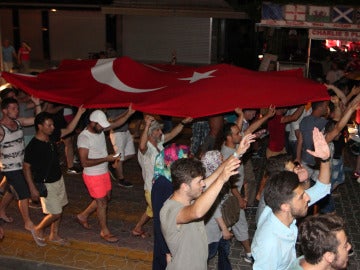 Marcha contra el Golpe de Estado en Turquía