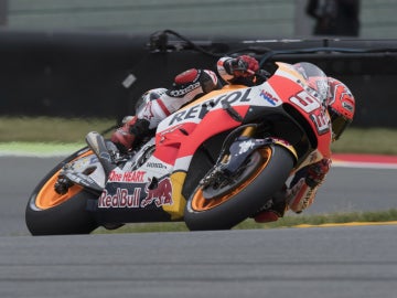 Márquez rueda en Sachsenring