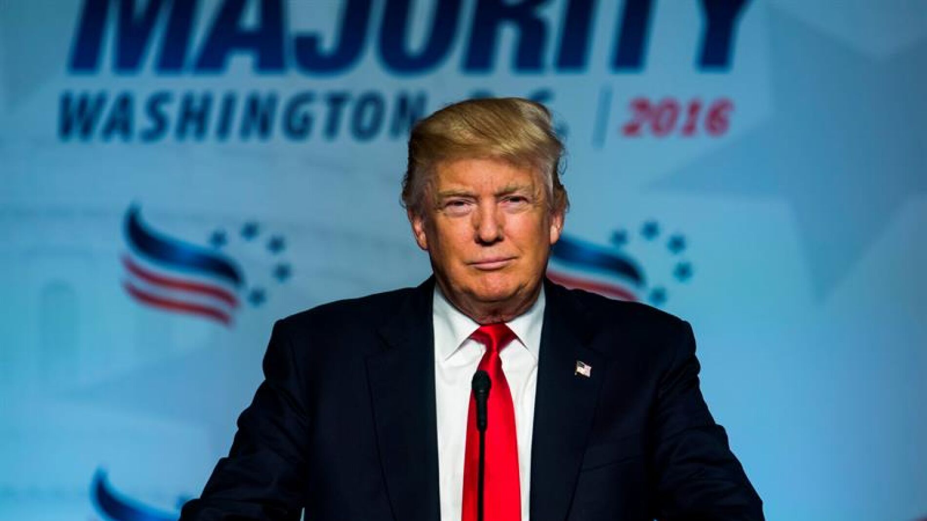 En la imagen, el aspirante republicano a la presidencia estadounidense Donald Trump. 