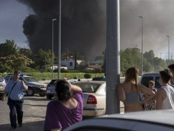 Incendio de la fábrica de Ybarra, en Dos Hermanas