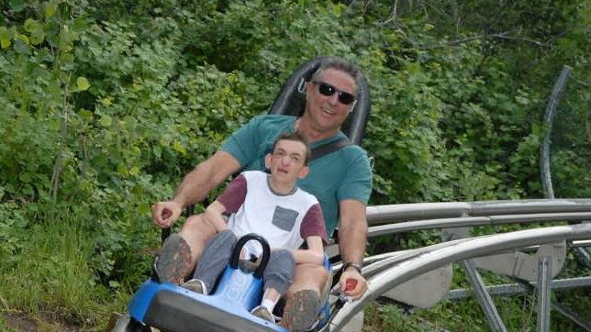 Chad Cloward y su hijo