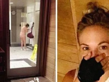 La fotografía que publicó la modelo. La fotografía que publicó la modelo.