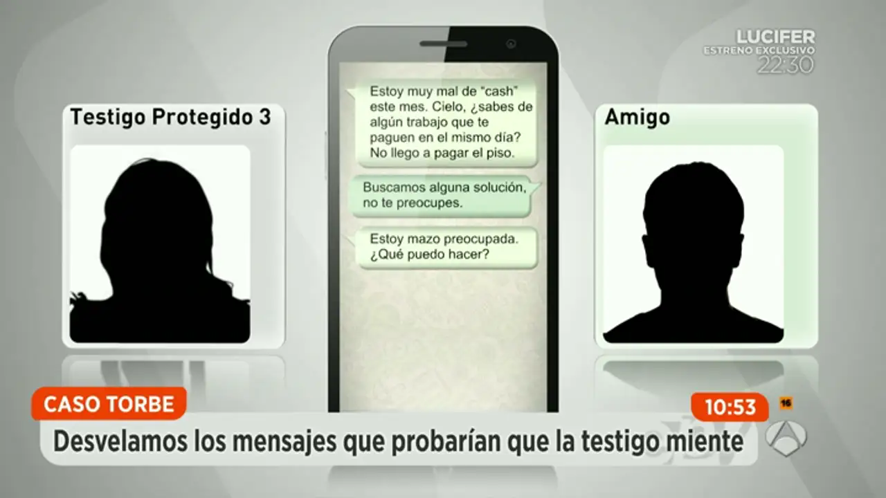Caso Torbe: Desvelamos los mensajes que probarían que la testigo miente