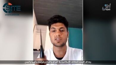 Mohamed Riad, autor del ataque en el tren de Alemania, confirmó en un vídeo su pertenencia a Daesh