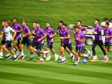 Segundo entrenamiento del Real Madrid en la pretemporada en Canadá Segundo entrenamiento del Real Madrid en la pretemporada en Canadá