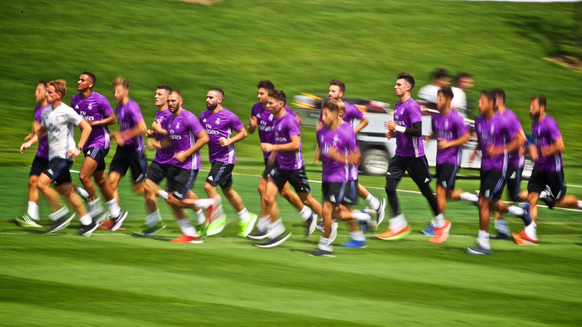 Segundo entrenamiento del Real Madrid en la pretemporada en Canad&aacute; 