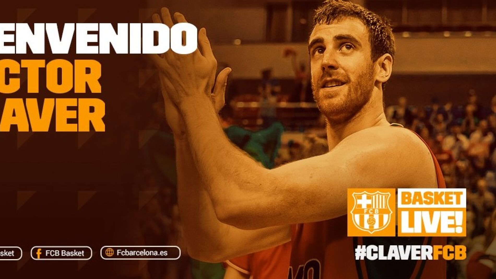 V&iacute;ctor Claver, nuevo jugador de Bar&ccedil;a