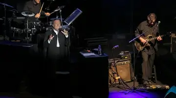 Julio Iglesias durante su concierto en Gran Canaria Julio Iglesias durante su concierto en Gran Canaria