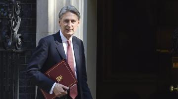 El ministro británico de Economía Philip Hammond