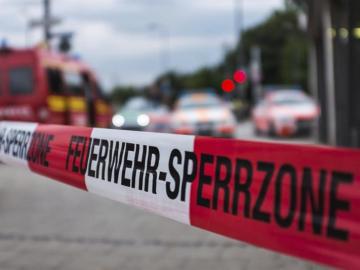 Cordón policial en Alemania