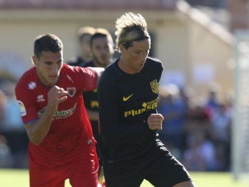 Torres abrió el marcador en el amistoso Numancia-Atleti