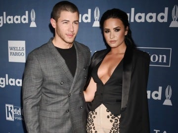 Nick Jonas y Demi Lovato 