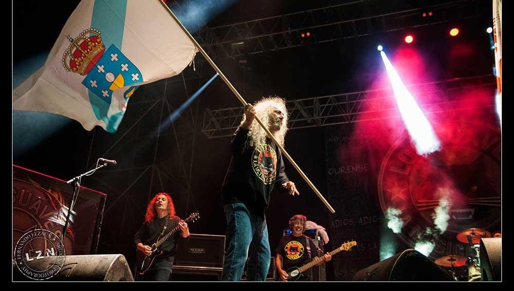 Los Suaves en un concierto