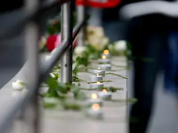 Velas en homenaje a las víctimas del tiroteo en Múnich Velas en homenaje a las víctimas del tiroteo en Múnich