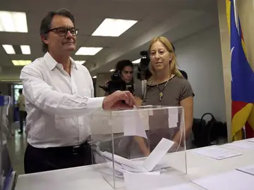 Artur Mas en las primarias de la antigua CDC Artur Mas en las primarias de la antigua CDC