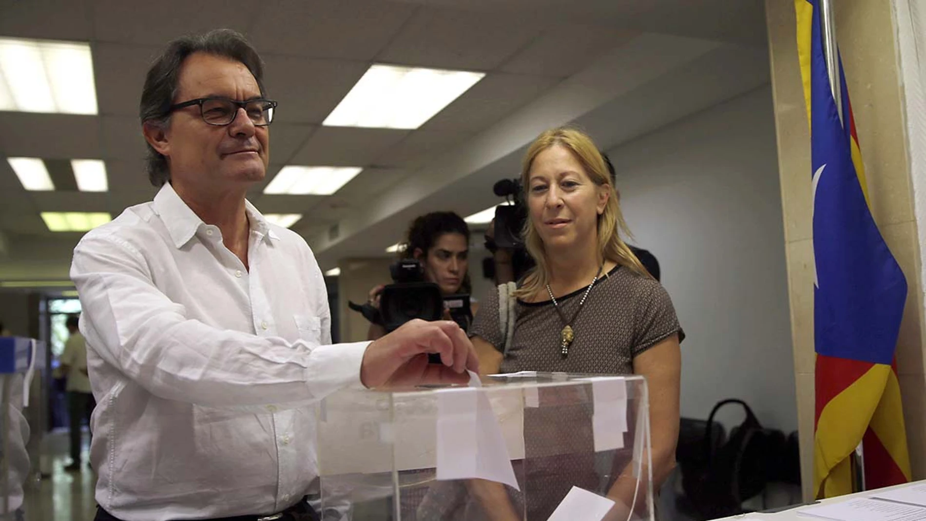 Artur Mas en las primarias de la antigua CDC Artur Mas en las primarias de la antigua CDC