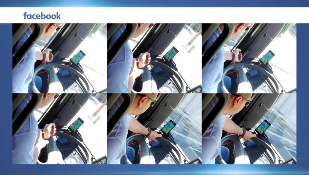 Frame 6.712597 de: Conductor de autobús expedientado por “cazar” pokemons al volante
