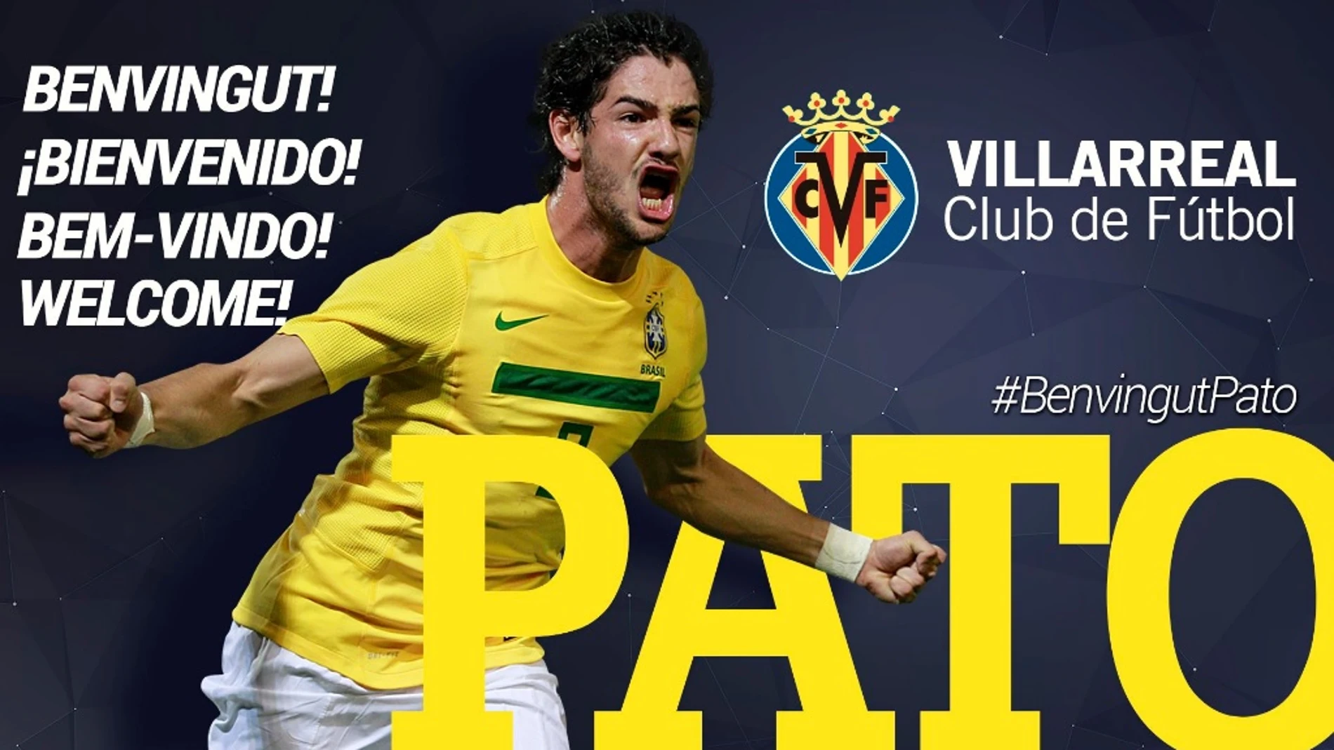 Pato, nuevo jugador del Villarreal Pato, nuevo jugador del Villarreal