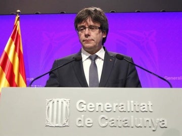 El presidente de la Generalitat de Cataluña, Carles Puigdemont