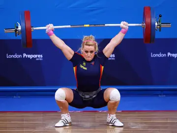 Lidia Valentín durante un test anterior a los Juegos de Londres 2012 Lidia Valentín durante un test anterior a los Juegos de Londres 2012