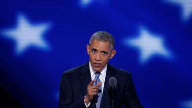 Obama cierra un ciclo con un discurso patriota en el que apela a todos los votantes