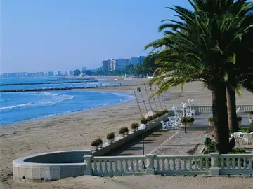 Imagen de un playa de Benicàssim Imagen de un playa de Benicàssim