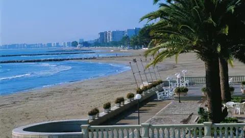 Imagen de un playa de Benicàssim Playa Voramar, Benicàssim.