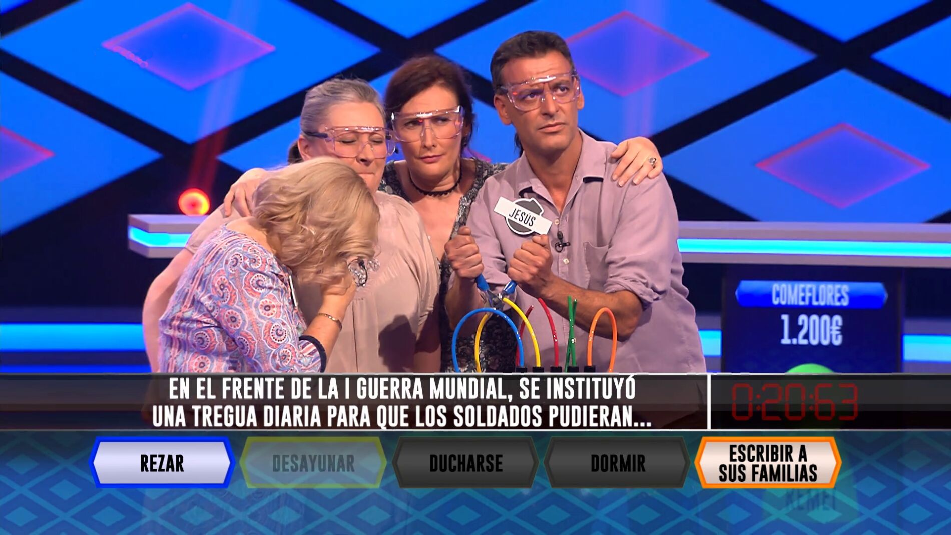 Rezando por desactivar la bomba