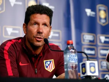 Simeone comparece ante los medios en Melbourne Simeone comparece ante los medios en Melbourne