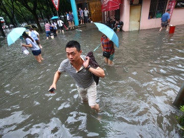 El tifón Nida paraliza el sur de China