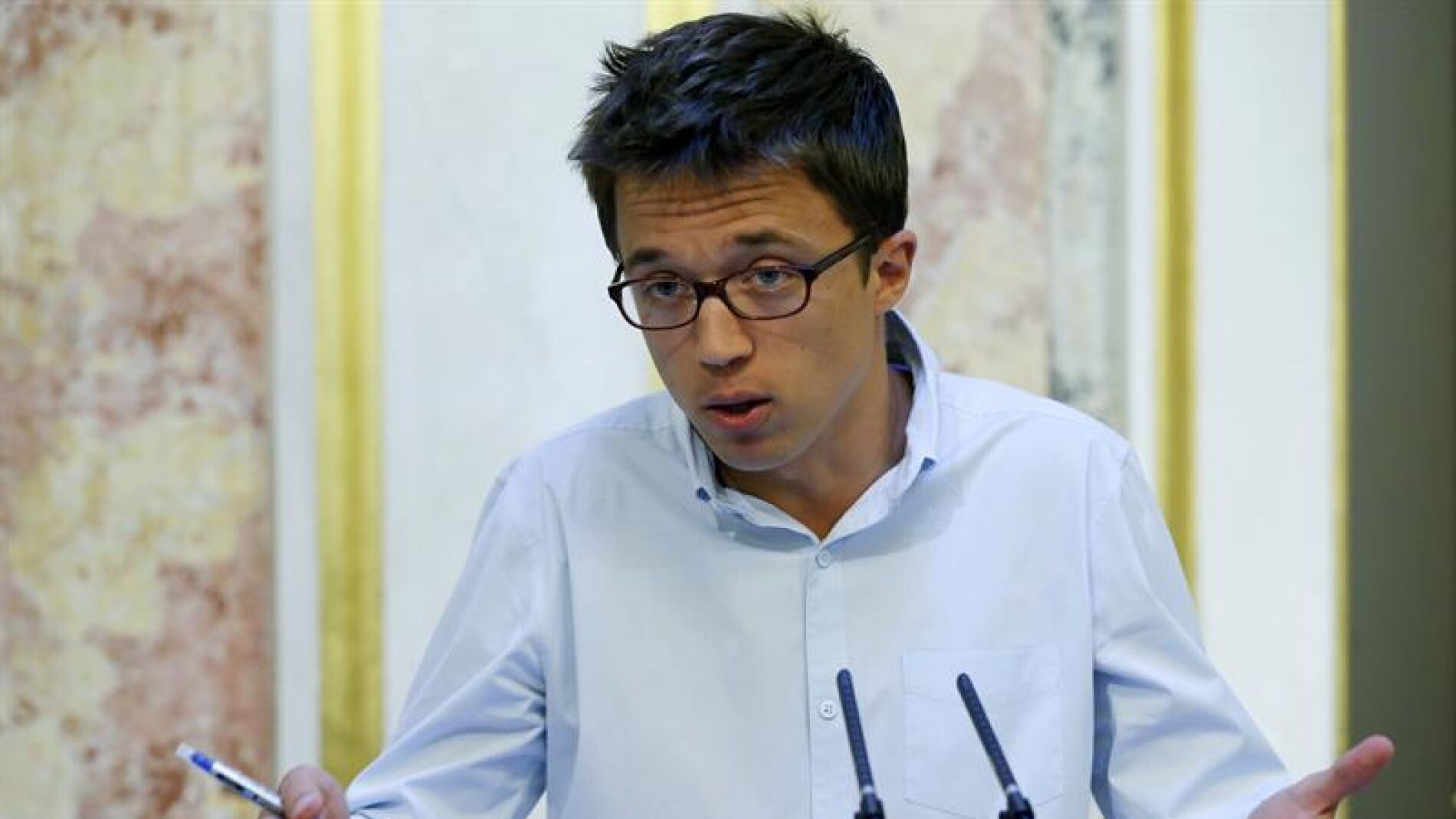 Errej&oacute;n en rueda de prensa