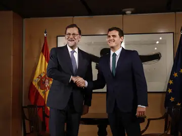 Rajoy y Rivera se reúnen Rajoy y Rivera se reúnen