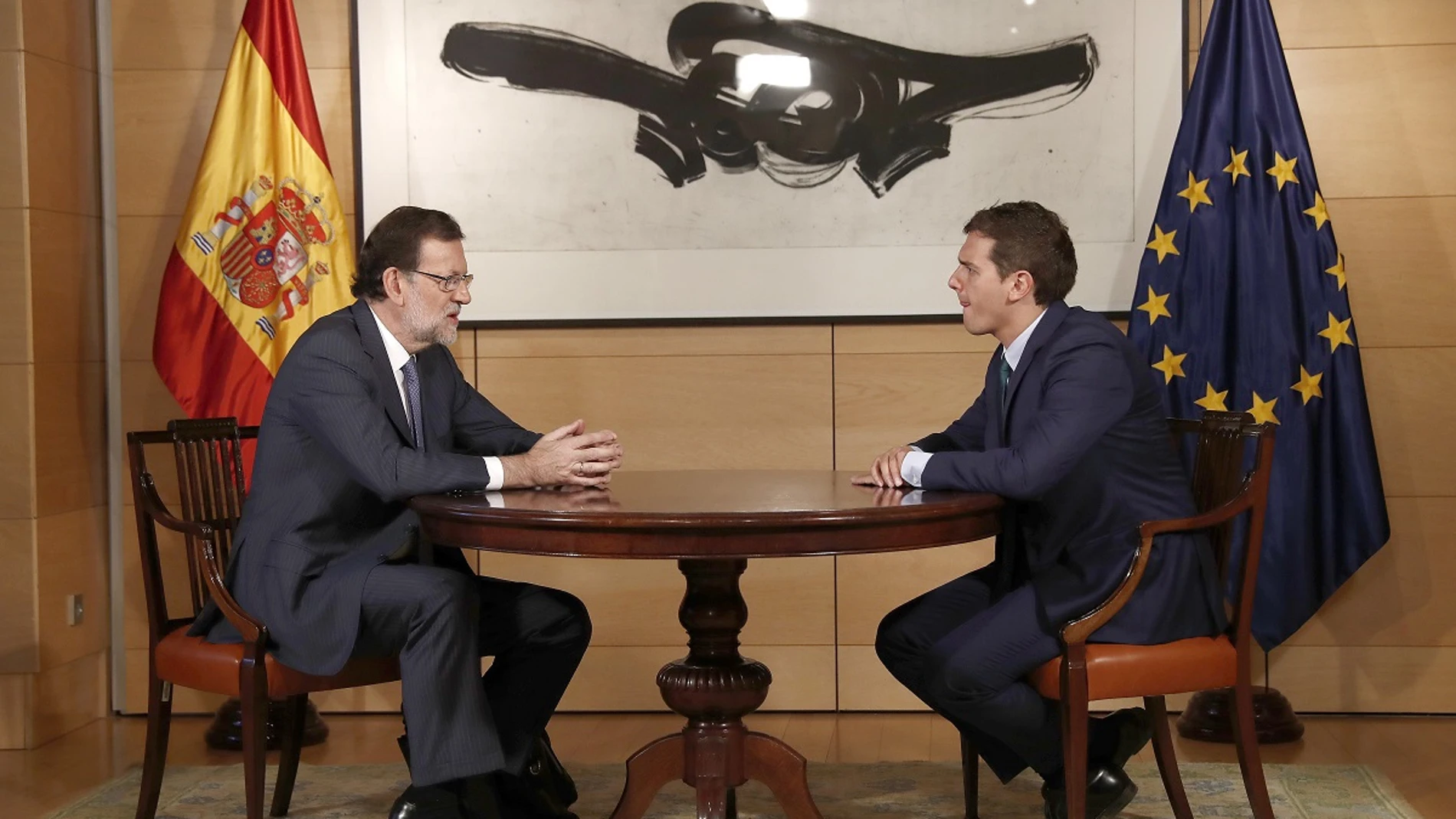 Rajoy y Rivera, segunda reunión en un mes Rajoy y Rivera, segunda reunión en un mes