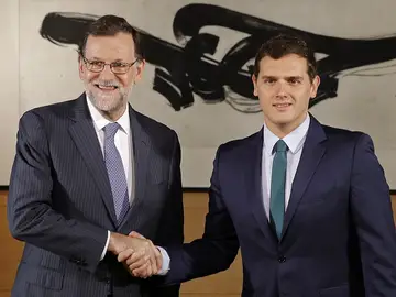 Mariano Rajoy y Albert Rivera Mariano Rajoy y Albert Rivera