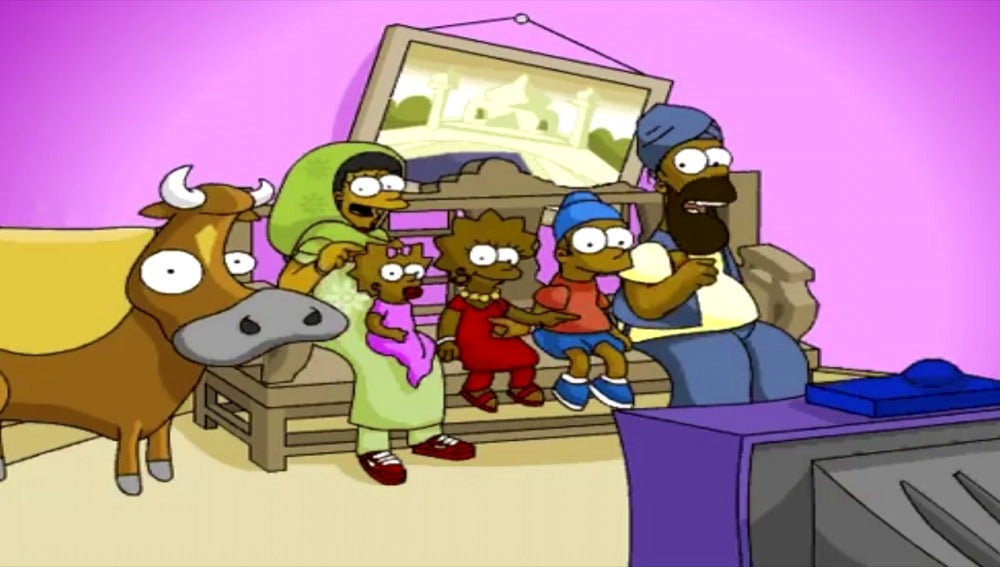 ANTENA 3 TV Los Simpson viajan a la India