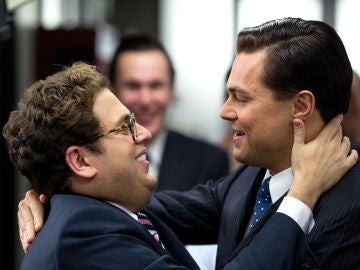 Leonardo DiCaprio y Jonah Hill en 'El lobo de Wall Street'