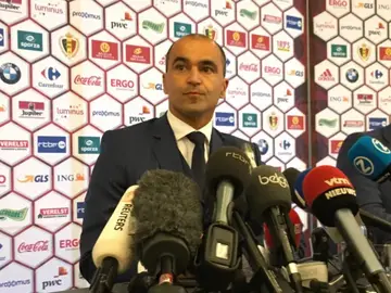 Roberto Martínez, en su presentación como seleccionador de Bélgica Roberto Martínez, en su presentación como seleccionador de Bélgica