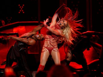  Britney Spears durante su último concierto en Las Vegas, UNITED STATES