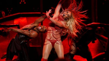  Britney Spears durante su último concierto en Las Vegas, UNITED STATES