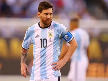 Leo Messi, en un partido con Argentina Leo Messi, en un partido con Argentina