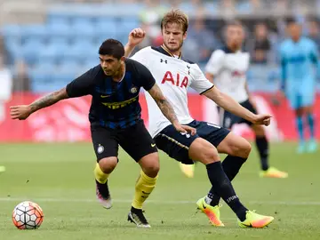 Ever Banega, en su debut con el Inter Ever Banega, en su debut con el Inter