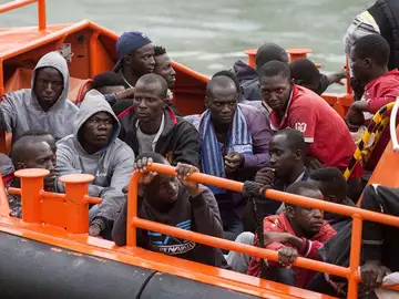 Inmigrantes rescatados Inmigrantes rescatados