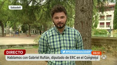 Rufián cree que habrá una abstención selectiva del PSOE: 