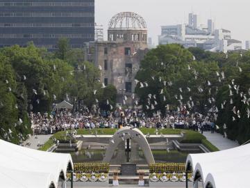 Ceremonia conmemorativa del 71 aniversario del bombardeo nuclear de la ciudad de Hiroshima