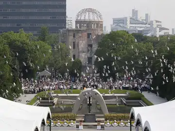 Ceremonia conmemorativa del 71 aniversario del bombardeo nuclear de la ciudad de Hiroshima Ceremonia conmemorativa del 71 aniversario del bombardeo nuclear de la ciudad de Hiroshima