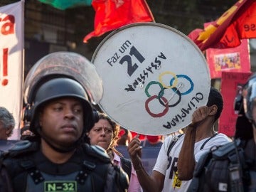 Protestas en Brasil contra los JJOO